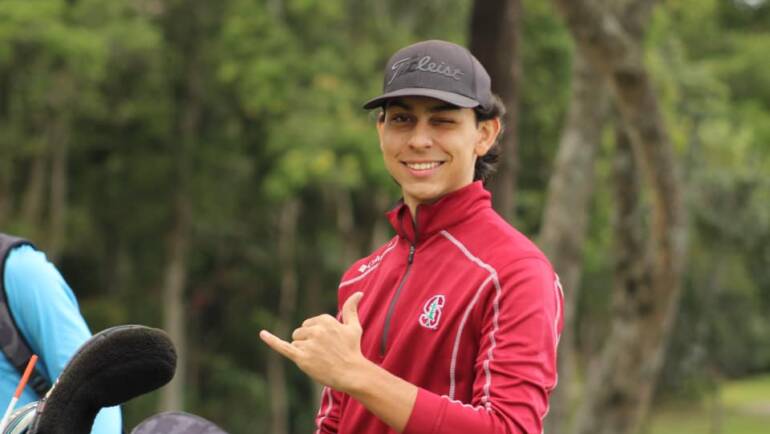 Unfried empezó en el golf sin preparación y sueña con jugar en Estados Unidos