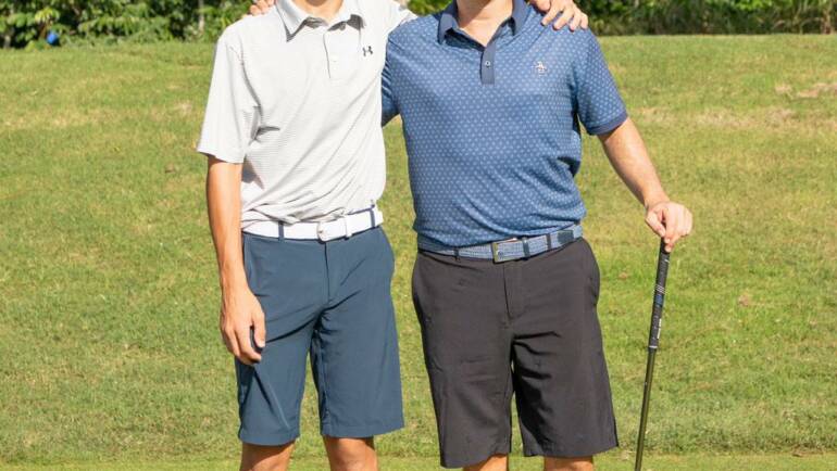 Warren Bonilla, golfista nacional que triunfa en Panamá junto a sus hijos